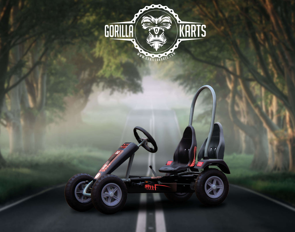 Gorilla Large Pedal Go Kart Red 2 seats