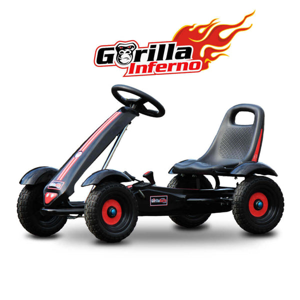 Gorilla Inferno Pedal go kart Red