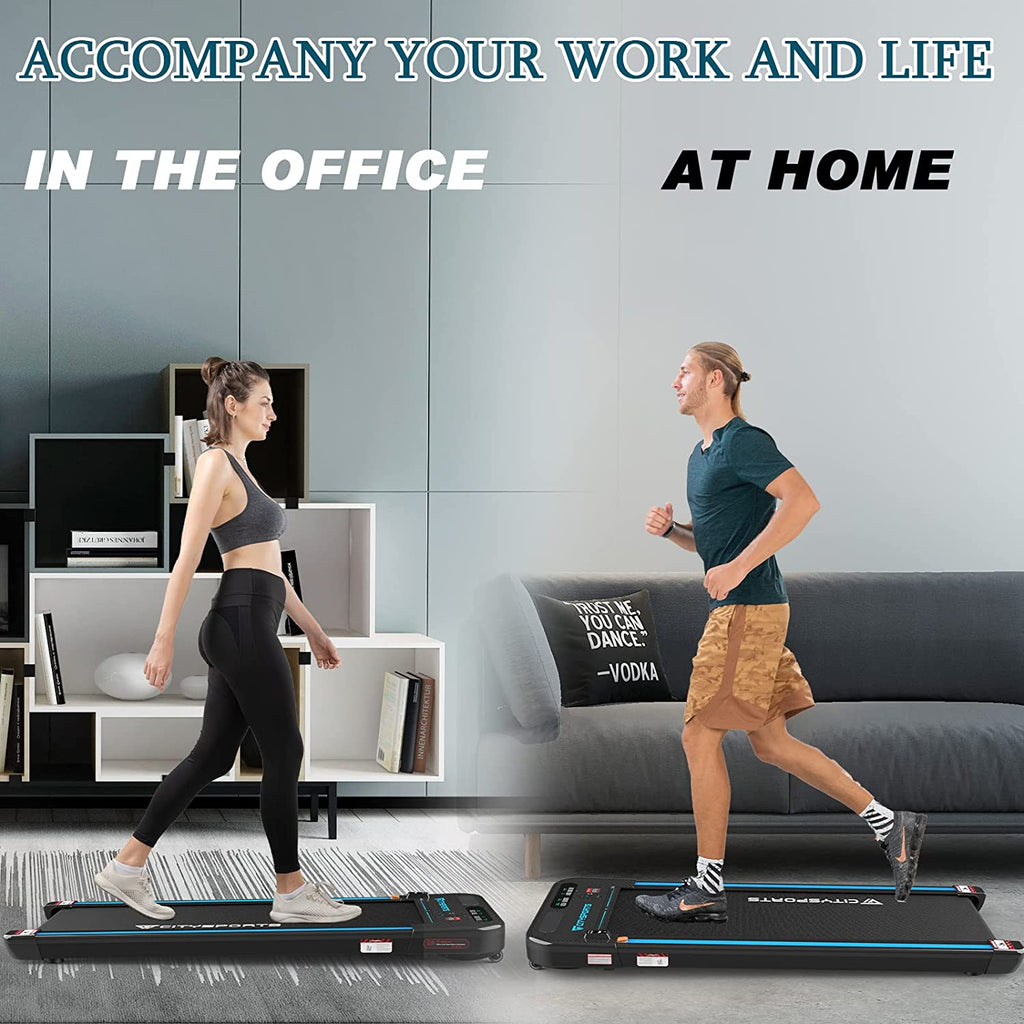 Gorilla Gadgets Portable Fitness Treadmill With Remote Control, LED Display  & Bluetooth Speaker 