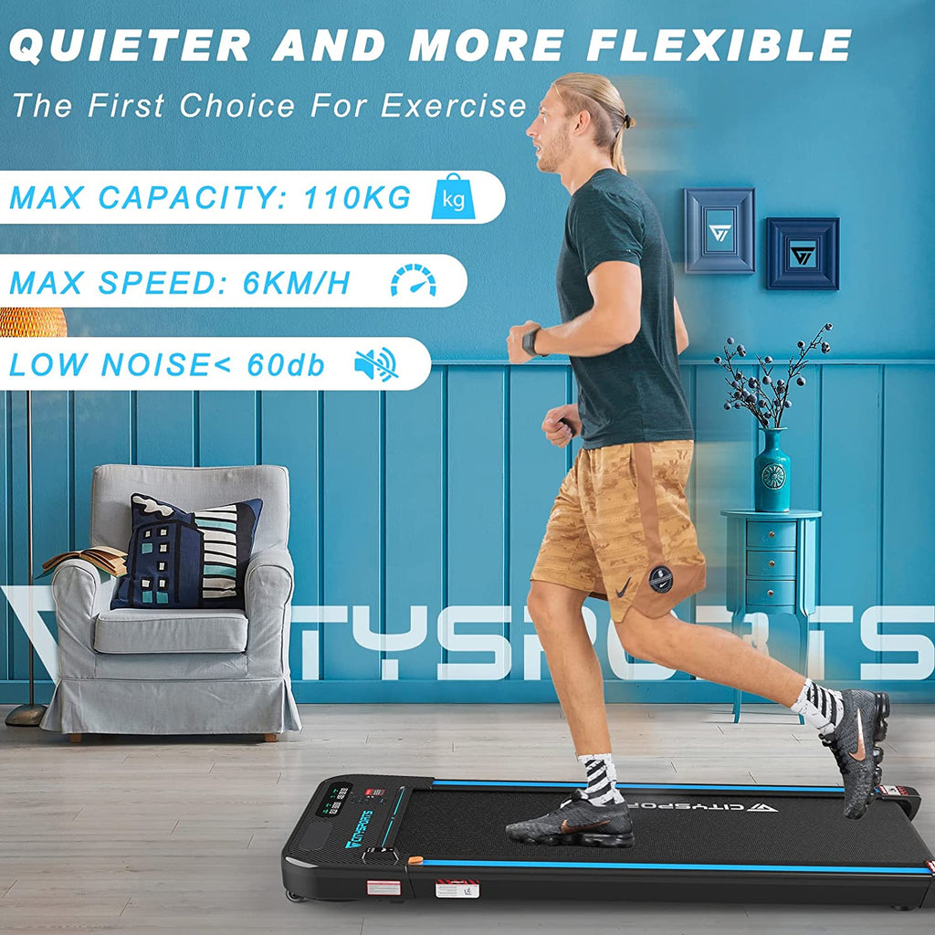 Gorilla Gadgets Portable Fitness Treadmill With Remote Control, LED Display  & Bluetooth Speaker 