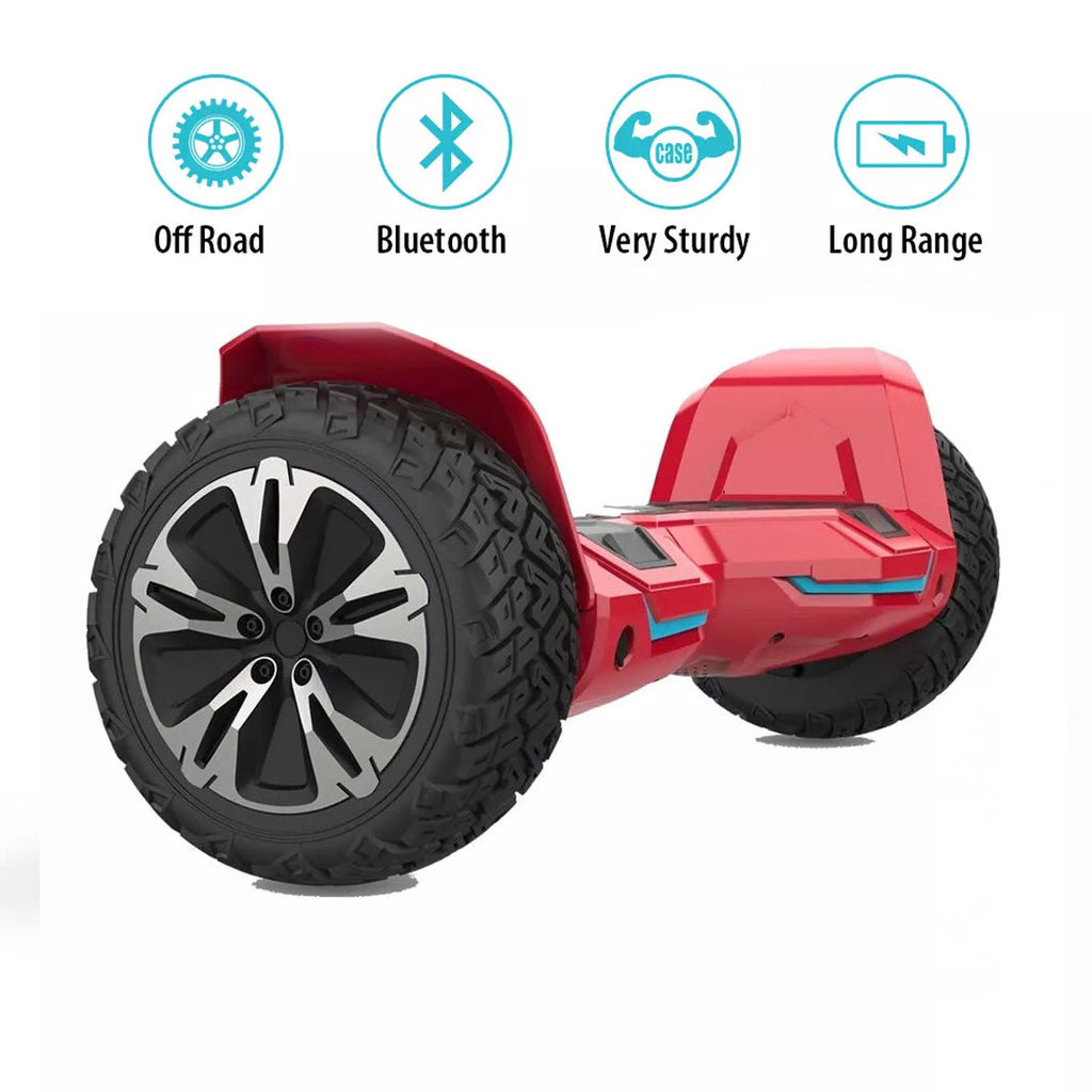 Red G2 WARRIOR PRO 8.5" All Terrain Off Road Hoverboard Segway
