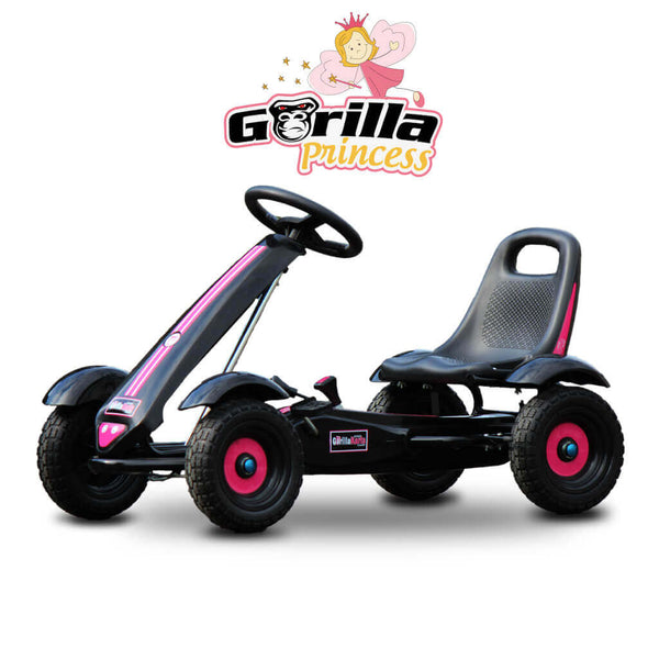 Gorilla Princess Pedal Go Kart Pink