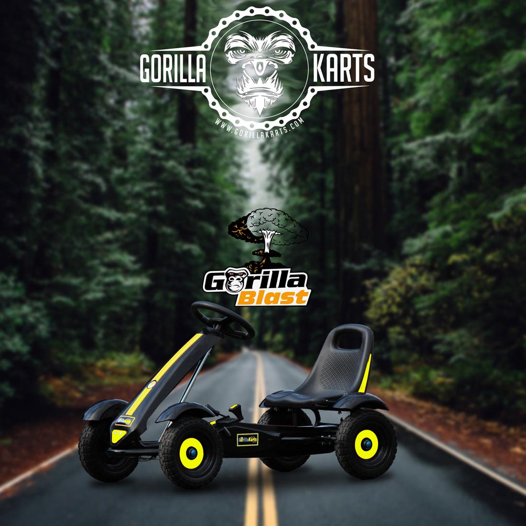 Gorilla Blast Pedal go kart Yellow – gorilla-karts
